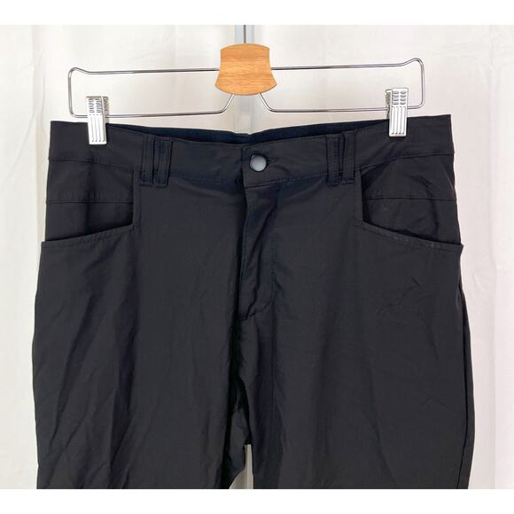 BYLT Mens Ace Jogger Pants Zip Fly Flat Front Nylon Casual Golf Black Size 32 - Picture 4 of 12